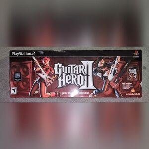 New Guitar Hero II Original RedOctane Guitar Controller Game Playstation 2 HTF